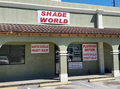 Shade World store front.